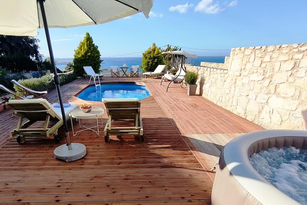 Pamela'S House "Private Pool And Spa" Karteros Buitenkant foto